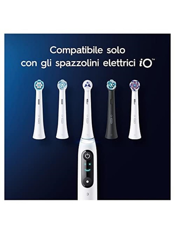 Oral-B iO Ultimate Clean Ανταλλακτικές Κεφαλές για Ηλεκτρική Οδοντόβουρτσα 4τμχ ΛΕΥΚΟ
