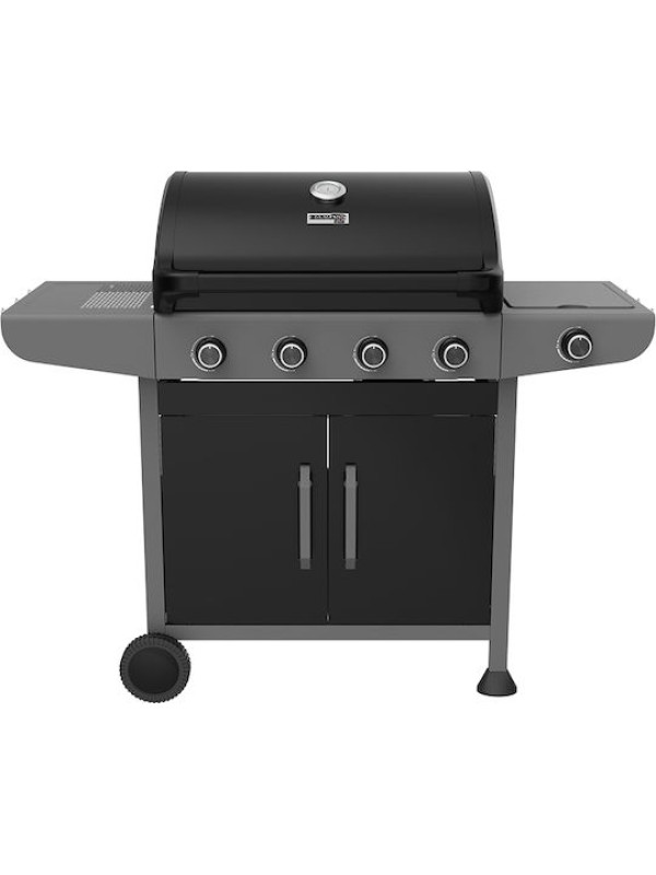  Bormann BBQ6031 Ψησταριά Υγραερίου Μαντεμένιας Σχάρας 60x42εκ. με 3 Εστίες 11.5kW 