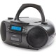  Aiwa Φορητό Ηχοσύστημα BBTC-550 με Bluetooth / CD / MP3 / USB / Κασετόφωνο / Ραδιόφωνο σε Μαύρο Χρώμα 