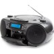  Aiwa Φορητό Ηχοσύστημα BBTC-550 με Bluetooth / CD / MP3 / USB / Κασετόφωνο / Ραδιόφωνο σε Μαύρο Χρώμα 