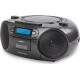  Aiwa Φορητό Ηχοσύστημα BBTC-550 με Bluetooth / CD / MP3 / USB / Κασετόφωνο / Ραδιόφωνο σε Μαύρο Χρώμα 