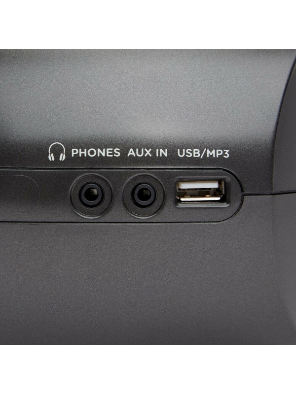  Aiwa Φορητό Ηχοσύστημα BBTC-550 με Bluetooth / CD / MP3 / USB / Κασετόφωνο / Ραδιόφωνο σε Μαύρο Χρώμα 