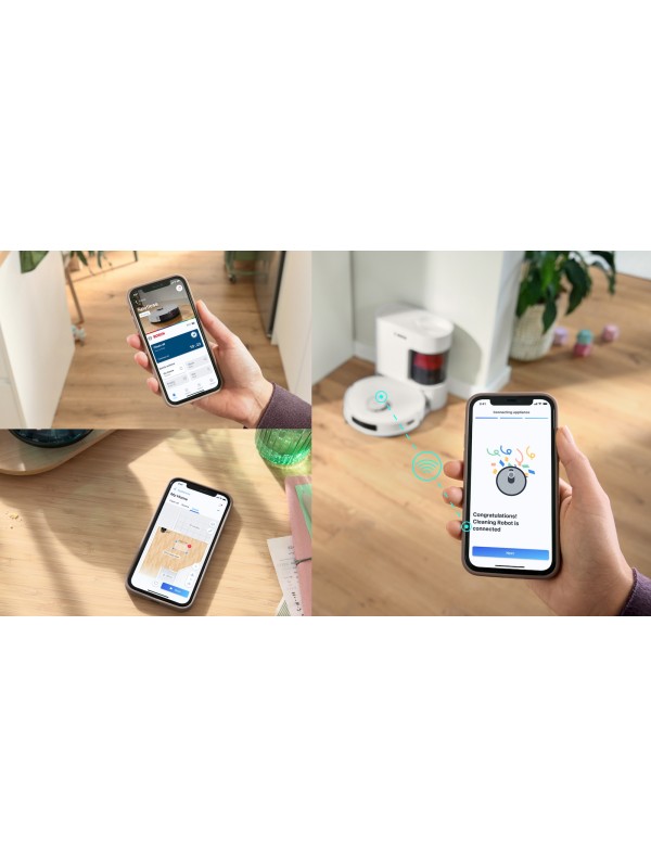 Bosch Spotless Advanced + Σκούπα Ρομπότ με Χαρτογράφηση Laser & Απορρόφηση 11000Pa Λευκή BCRD2W Bosch Spotless Advanced + Σκούπα Ρομπότ με Χαρτογράφηση Laser & Απορρόφηση 11000Pa Λευκή BCRD2W