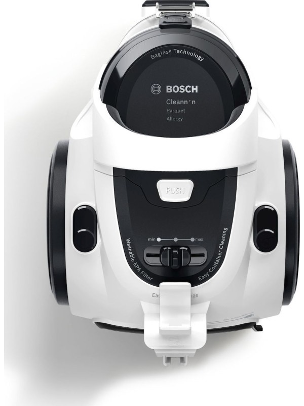 Bosch BGS05A222 Ηλεκτρική Σκούπα 700W με Κάδο 1.5lt Λευκή Bosch BGS05A222 Ηλεκτρική Σκούπα 700W με Κάδο 1.5lt Λευκή