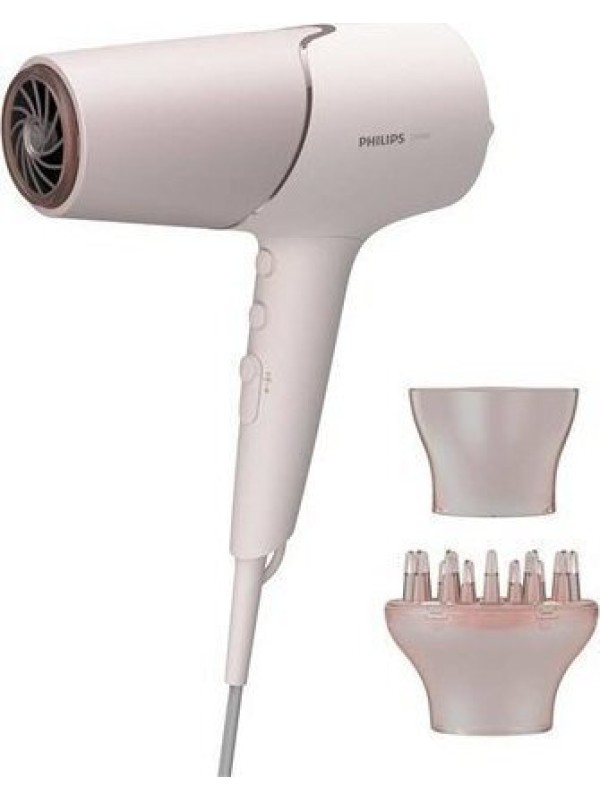 Philips Series BHD 530/20 5000 Ionic Επαγγελματικό Πιστολάκι Μαλλιών με Φυσούνα 2300W Pink