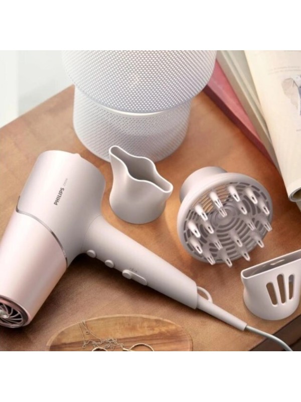 Philips Series BHD 530/20 5000 Ionic Επαγγελματικό Πιστολάκι Μαλλιών με Φυσούνα 2300W Pink