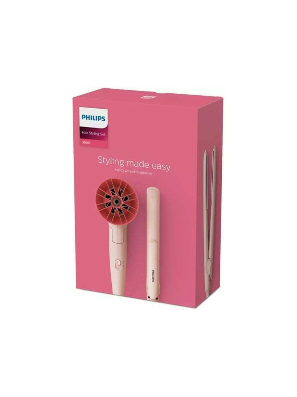 Philips Hair Styling Set Πιστολάκι Μαλλιών BHP 398/00 1600W