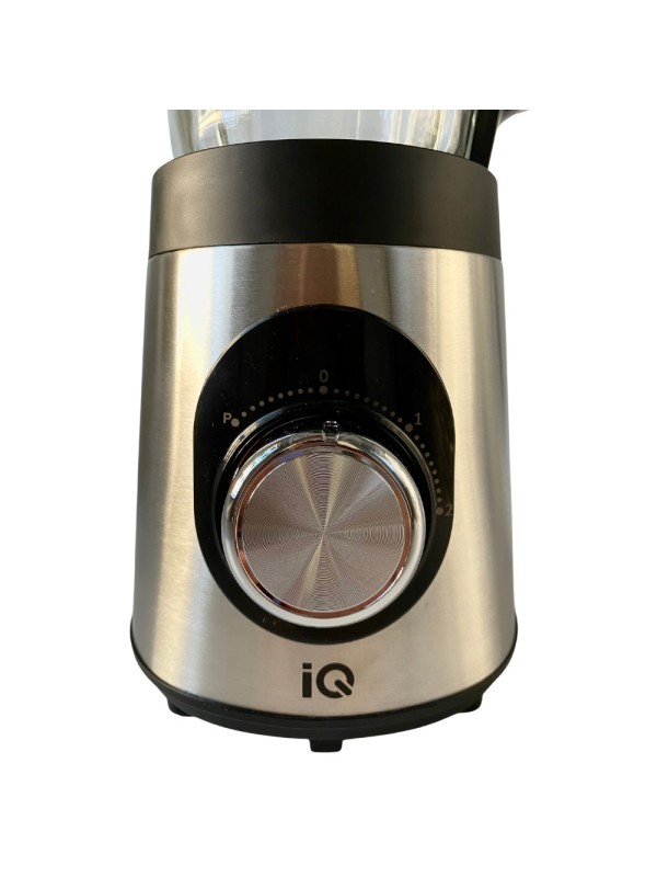 IQ Μπλέντερ για Smoothies με Γυάλινη Κανάτα 1.5lt 800W Inox BL-416