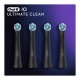 Oral-B iO Ultimate Clean Mαύρες Ανταλλακτικές Κεφαλές Ηλεκτρικής Οδοντόβουρτσας, 4 τμχ