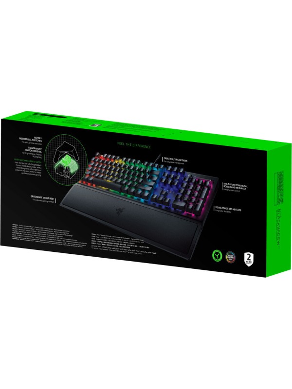 Razer BlackWidow V3 Gaming Μηχανικό Πληκτρολόγιο με Razer Green διακόπτες και RGB φωτισμό (Ελληνικό) Razer BlackWidow V3 Gaming Μηχανικό Πληκτρολόγιο με Razer Green διακόπτες και RGB φωτισμό (Ελληνικό)