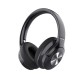 Akai BTH-P100 Ασύρματα / Ενσύρματα Over Ear Ακουστικά με 22 ώρες Λειτουργίας Μαύρα 