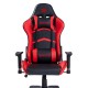 Redragon C326BR Καρέκλα Gaming Δερματίνης με Ρυθμιζόμενα Μπράτσα Κόκκινη Μαύρη 28.16.0011