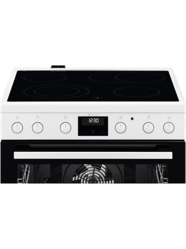 AEG CCB6442NBW SurroundCook Κουζίνα 73lt με Κεραμικές Εστίες Π60cm Λευκή