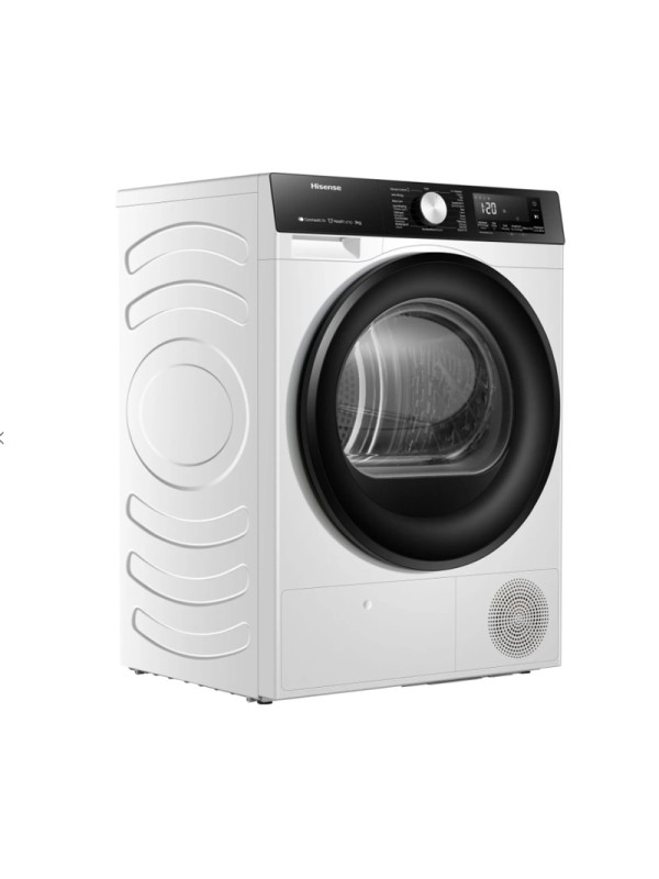 Hisense DH3S802BW2 Στεγνωτήριο 8kg με Αντλία Θερμότητας