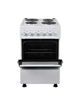  Muhler ELC-500 E Κουζίνα 52lt με Εμαγιέ Εστίες Π50εκ. Λευκή 