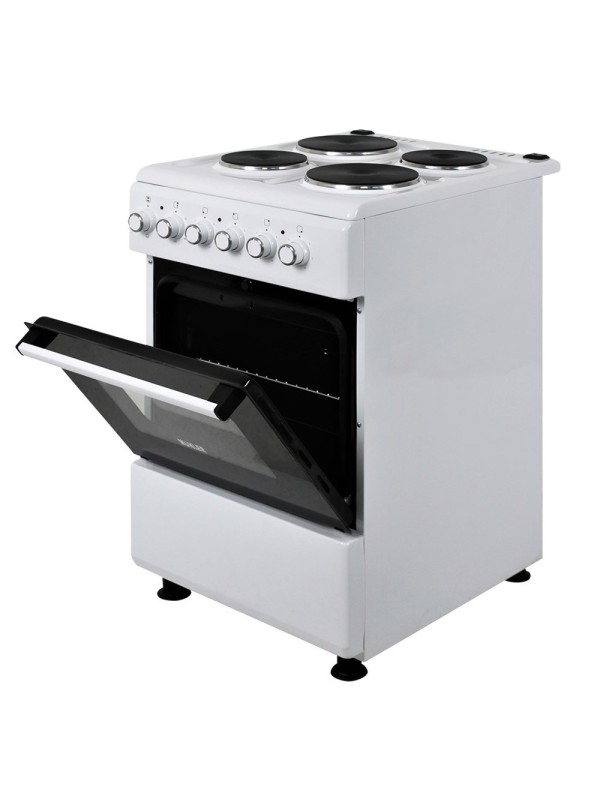  Muhler ELC-500 E Κουζίνα 52lt με Εμαγιέ Εστίες Π50εκ. Λευκή 