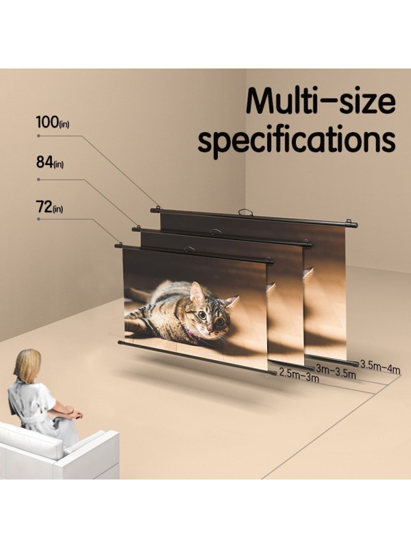 Deli Οθόνη Προβολής Projector Δαπέδου / 100" ES903 Deli Οθόνη Προβολής Projector Δαπέδου / 100" ES903
