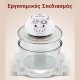Telco FG-615 Φουρνάκι Ρομπότ 17lt Λευκό