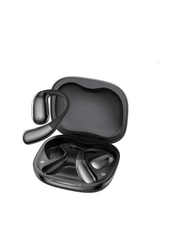 XO G37 AI Translate Earbud Bluetooth Handsfree Ακουστικά με Θήκη Φόρτισης Μαύρα