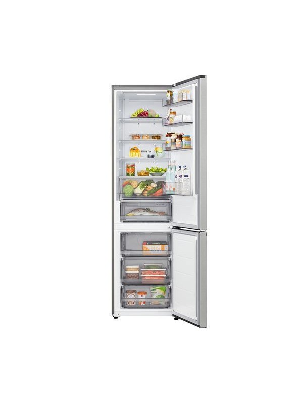 LG Ψυγειοκαταψύκτης 375lt Total NoFrost Υ203xΠ59.7xΒ67.4εκ. Ασημί GBBSJ20EPY 
