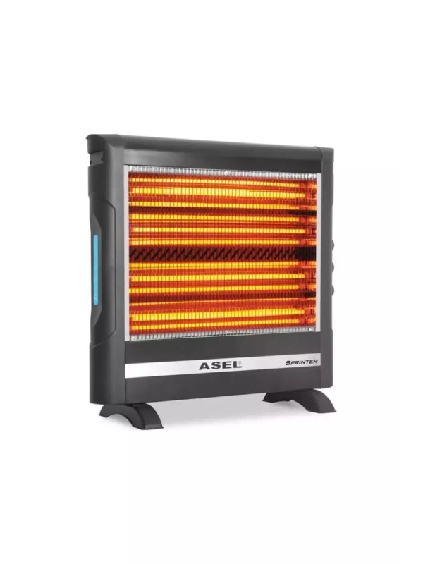 Asel H70-37 Σόμπα Χαλαζία με Θερμοστάτη 2800W