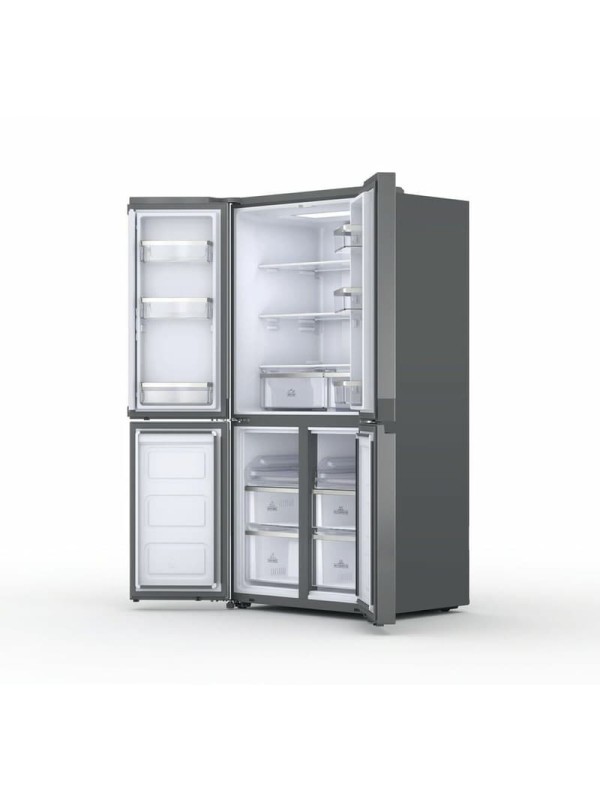  Hotpoint-Ariston Ψυγείο Ντουλάπα 631lt Total NoFrost Υ187.4xΠ90.9xΒ69.8εκ. Ασημί HAQ9 E2L EF 