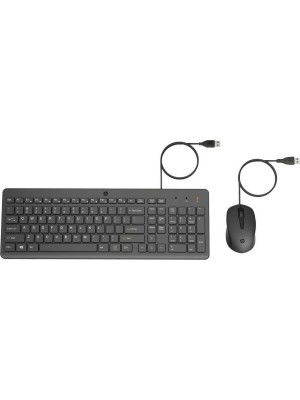 HP Wired Keyboard And Mouse 150 Σετ Πληκτρολόγιο & Ποντίκι Αγγλικό US