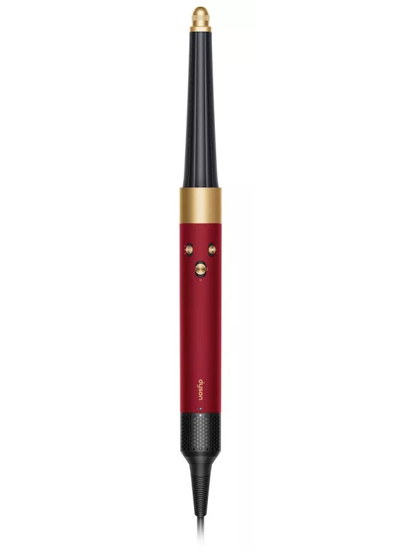 Dyson HS08 Airwrap i.d. Straight + Wavy Ηλεκτρική Βούρτσα με Αέρα για Ίσιωμα και Μπούκλες 1300W Red Velvet/Gold 
