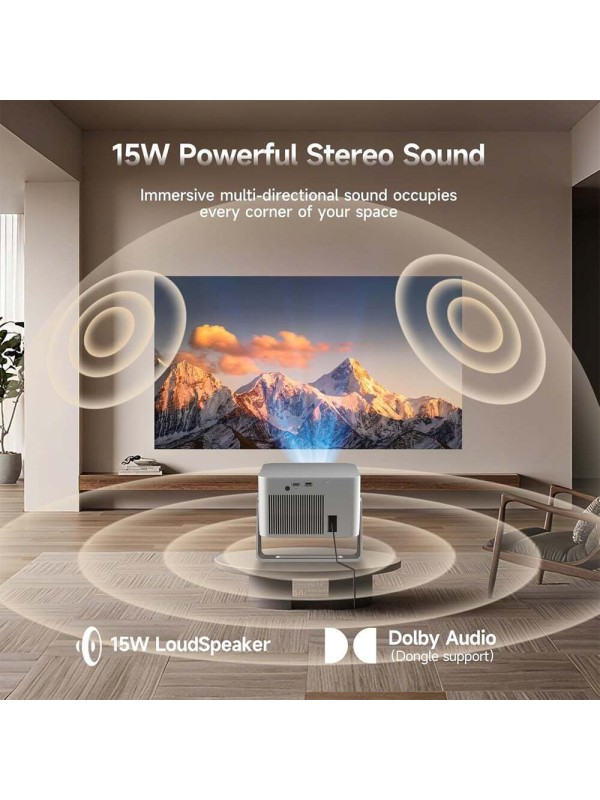  Magcubic HY350GT Mini Projector LCD Full HD Λάμπας LED με Wi-Fi και Ενσωματωμένα Ηχεία 