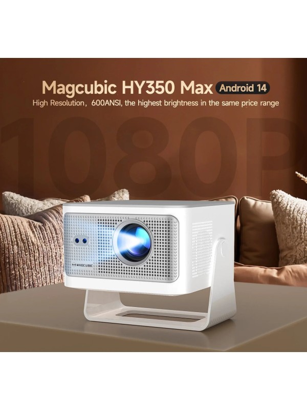  Magcubic HY350MAX Mini Projector LCD Full HD Λάμπας LED με Wi-Fi και Ενσωματωμένα Ηχεία 