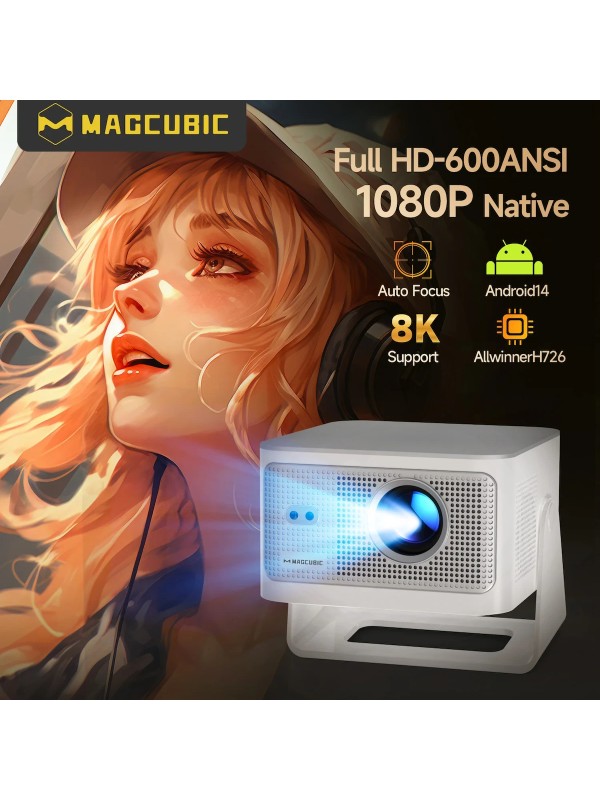  Magcubic HY350MAX Mini Projector LCD Full HD Λάμπας LED με Wi-Fi και Ενσωματωμένα Ηχεία 