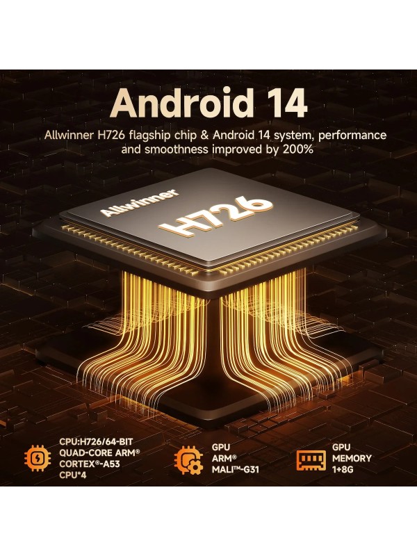  Magcubic HY350MAX Mini Projector LCD Full HD Λάμπας LED με Wi-Fi και Ενσωματωμένα Ηχεία 