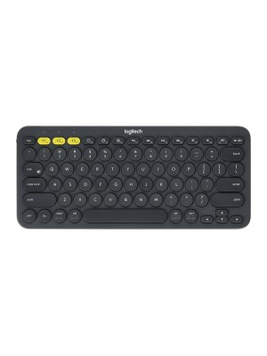 Logitech Pebble Keys 2 K380s Ασύρματο Bluetooth Πληκτρολόγιο International English Γκρι