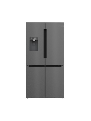 Bosch Ψυγείο Ντουλάπα 574lt Total NoFrost Υ183xΠ90.5xΒ73.1εκ. Inox KFI96AXEA
