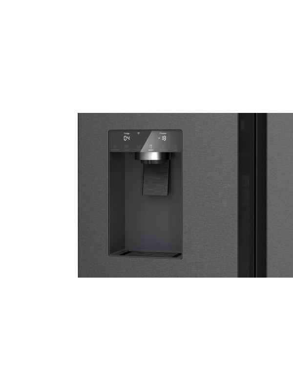 Bosch Ψυγείο Ντουλάπα 574lt Total NoFrost Υ183xΠ90.5xΒ73.1εκ. Inox KFI96AXEA