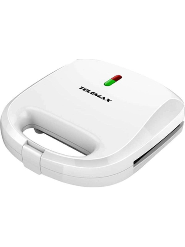 Telemax KJ-135 Τοστιέρα για 2 Τοστ 750W Λευκή