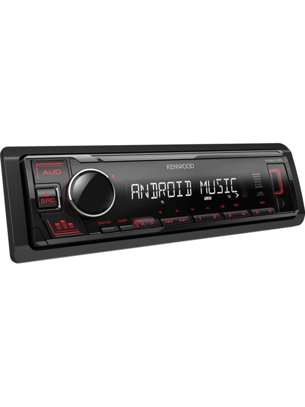 Kenwood Ηχοσύστημα Αυτοκινήτου 1DIN (USB) με Αποσπώμενη Πρόσοψη Κωδικός: 24-KMM105RY 