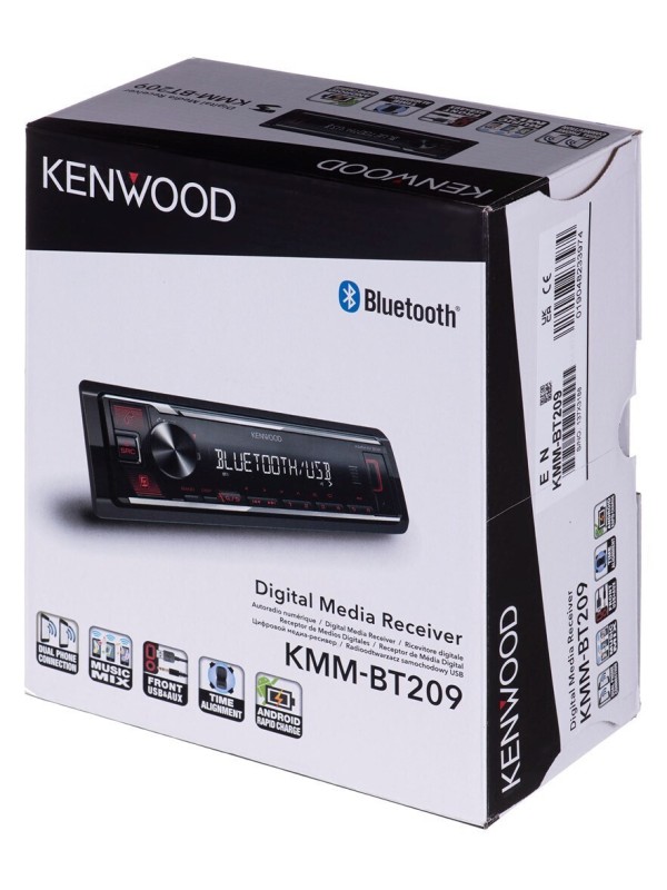 Kenwood Ηχοσύστημα Αυτοκινήτου 1DIN (Bluetooth/USB) Κωδικός: KMM-BT209 