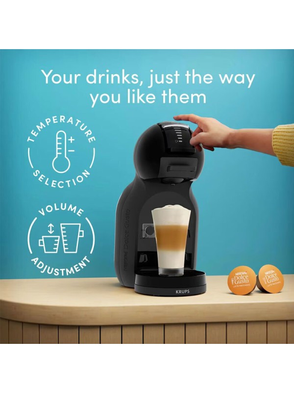 Krups Mini Me NDG KP 1438 Καφετιέρα για Κάψουλες Dolce Gusto Πίεσης 15bar Μαύρη 