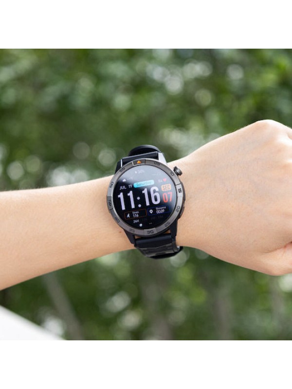 AGM Legion Pro Αδιάβροχο Smartwatch με Παλμογράφο (Μαύρο)