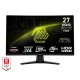 MSI MAG 274CQF VA HDR Curved Gaming Monitor 27" QHD 2560x1440 180Hz με Χρόνο Απόκρισης 0.5ms GTG