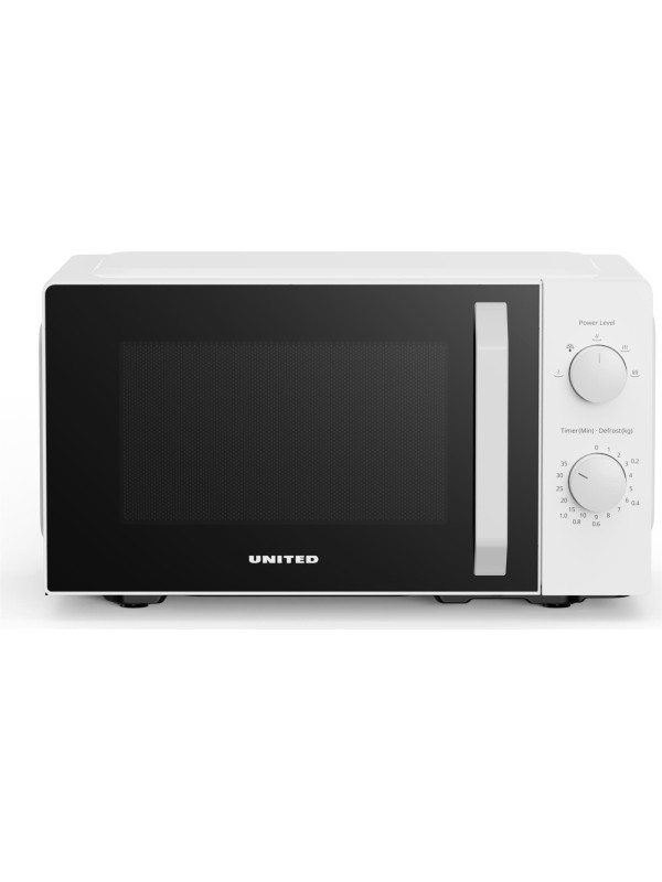 United Φούρνος Μικροκυμάτων 20lt Λευκός MWO-2801