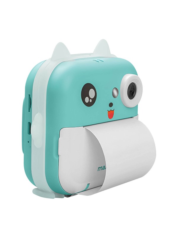  Maxlife Compact Φωτογραφική Μηχανή με Οθόνη 2.4" Θερμικής Εκτύπωσης Μπλε 