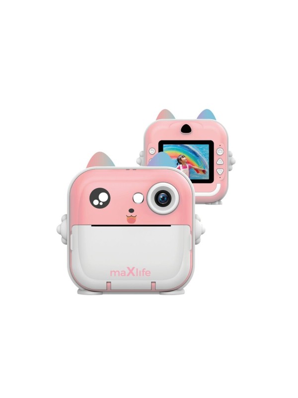 ΦΩΤΟΓΡΑΦΙΚΗ Maxlife MXPC-100 Pink ΜΕ ΕΚΤΥΠΩΤΗ