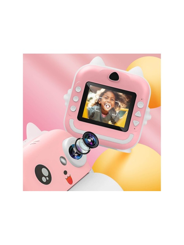 ΦΩΤΟΓΡΑΦΙΚΗ Maxlife MXPC-100 Pink ΜΕ ΕΚΤΥΠΩΤΗ