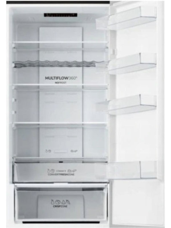 Gorenje Ψυγειοκαταψύκτης 336lt Total NoFrost Υ200.4xΠ59.5xΒ59εκ. Μαύρος NRK620EABG4 