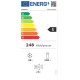 Gorenje Ψυγειοκαταψύκτης 336lt Total NoFrost Υ200.4xΠ59.5xΒ59εκ. Μαύρος NRK620EABG4 