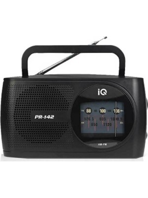 IQ PR-142 Φορητό Ραδιόφωνο Ρεύματος / Μπαταρίας Μαύρο