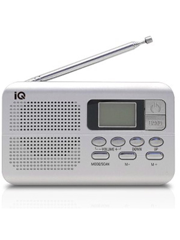 IQ PR143 Φορητό Ραδιόφωνο Μπαταρίας Ασημί