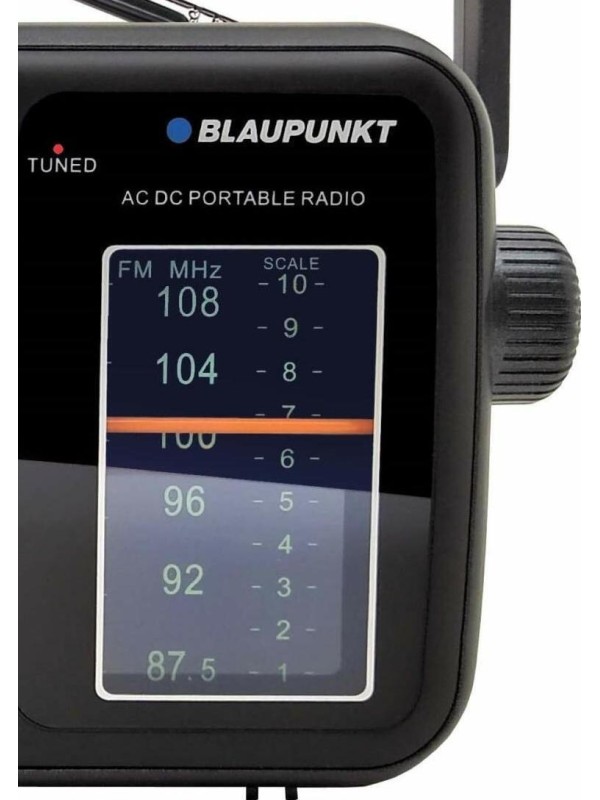 Blaupunkt PR8 Φορητό Ραδιόφωνο Ρεύματος / Μπαταρίας Μαύρο 